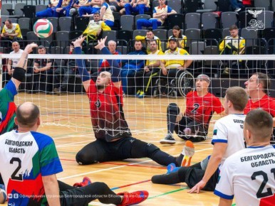 Белгородцы завоевали золото на Кубке Защитников Отечества по волейболу сидя
