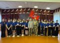 В Вейделевской средней школе прошло значимое событие — церемония посвящения учащихся в ряды Всероссийского детскоюношеского военнопатриотического движения «Юнармия»