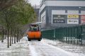 В Белгороде выпал первый снег – коммунальные службы с самого утра приводят в порядок автодороги и пешеходные маршруты
