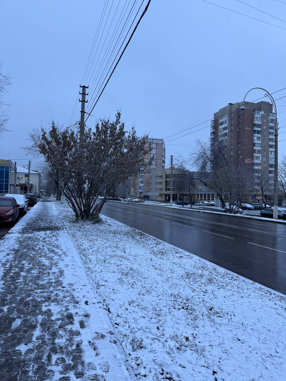 Первая снежная сказка в Белгороде Первая снежная сказка в Белгороде