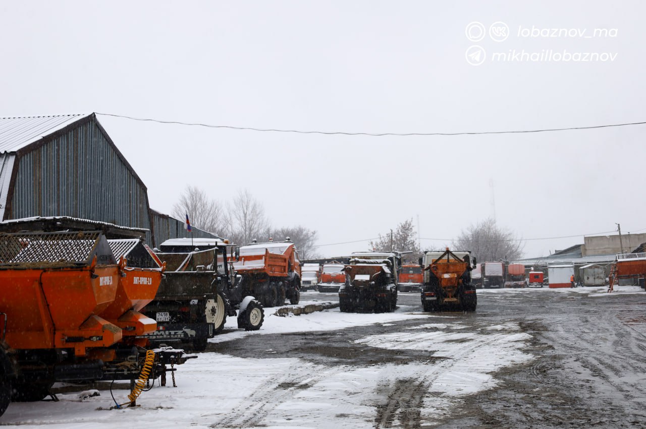 Михаил Лобазнов: В округе пошёл первый снег Михаил Лобазнов: В округе пошёл первый снег