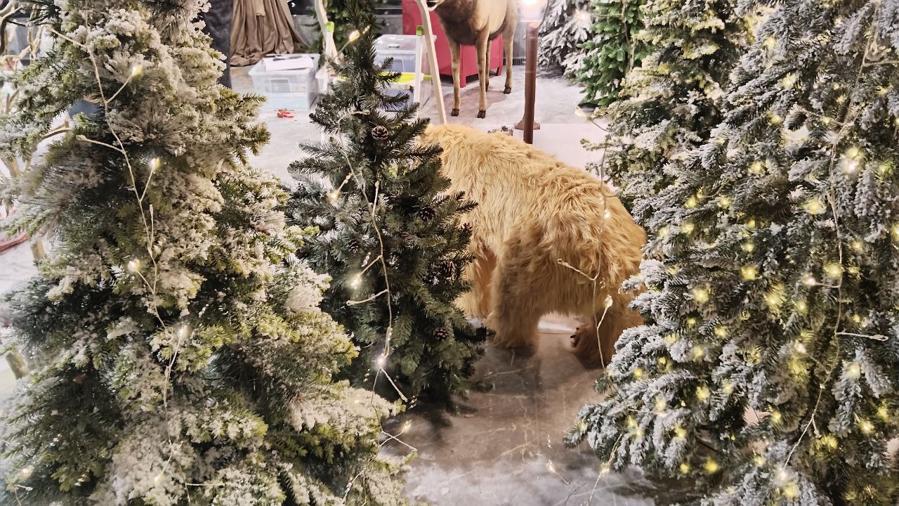 В КЦ «Октябрь» идёт монтаж почты Деда Мороза В КЦ «Октябрь» идёт монтаж почты Деда Мороза