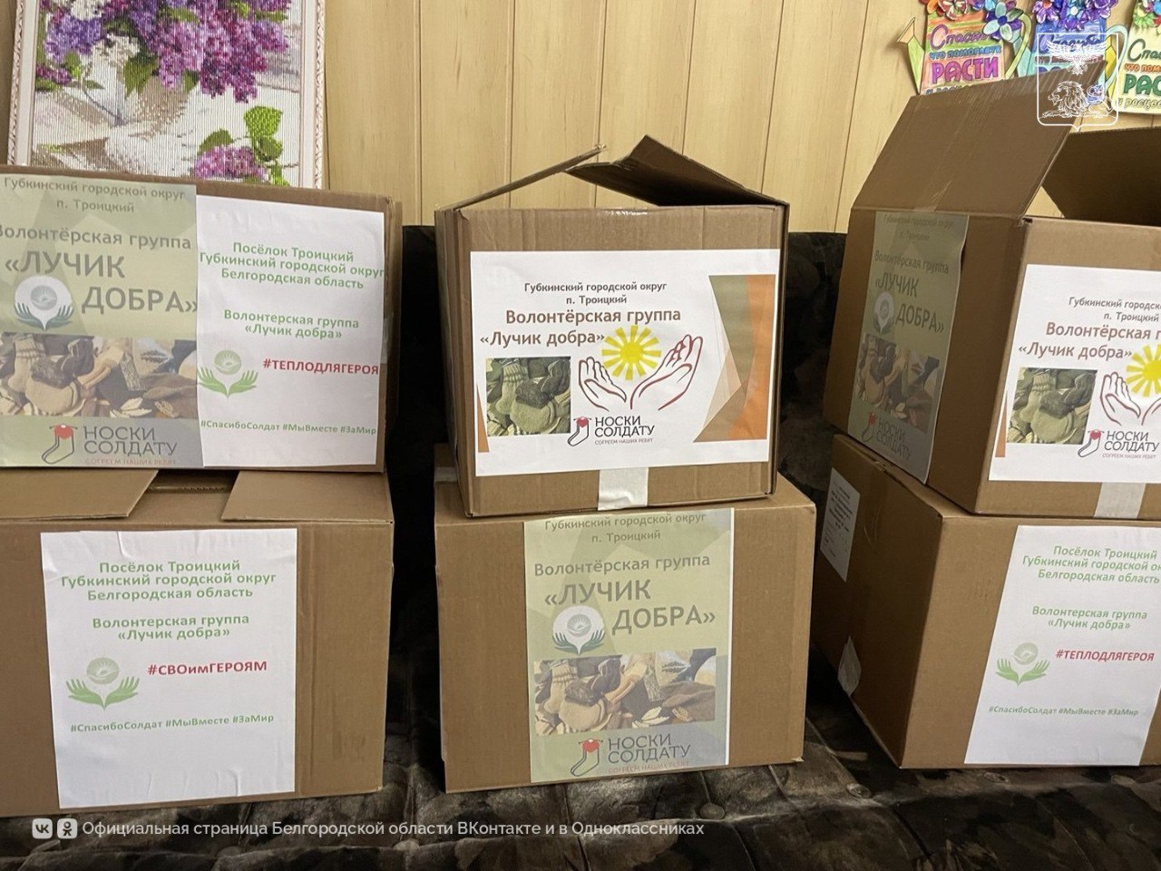 Почти 6 тысяч белгородцев присоединились ко Всероссийской благотворительной акции «Тепло для героя» Почти 6 тысяч белгородцев присоединились ко Всероссийской благотворительной акции «Тепло для героя»