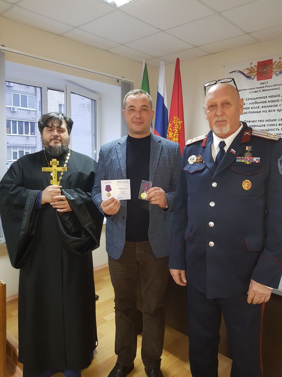 Владимир Переверзев: Провели XV Большой круг (общее собрание) Борисовского станичного казачьего общества (БСКО)