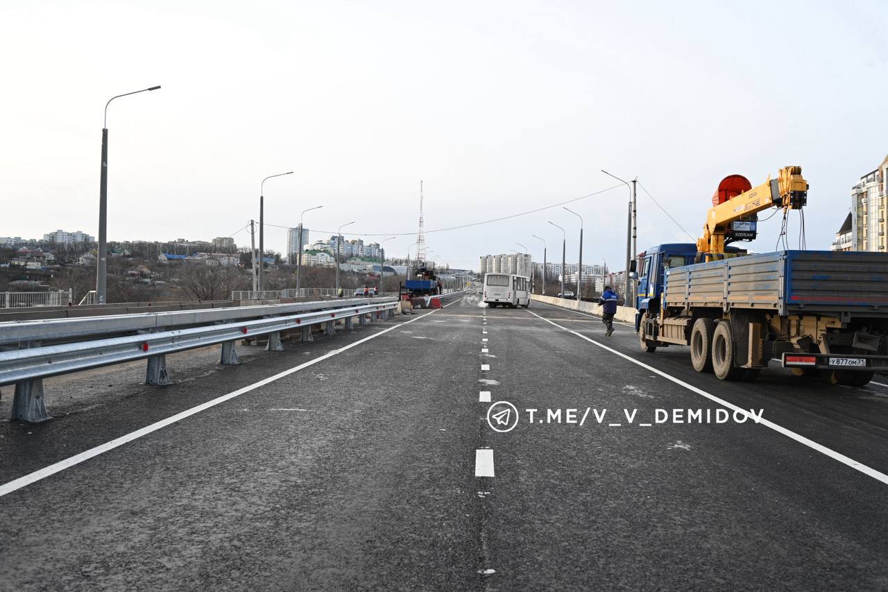 Валентин Демидов: Открываем 4 полосы движения на мосту Валентин Демидов: Открываем 4 полосы движения на мосту