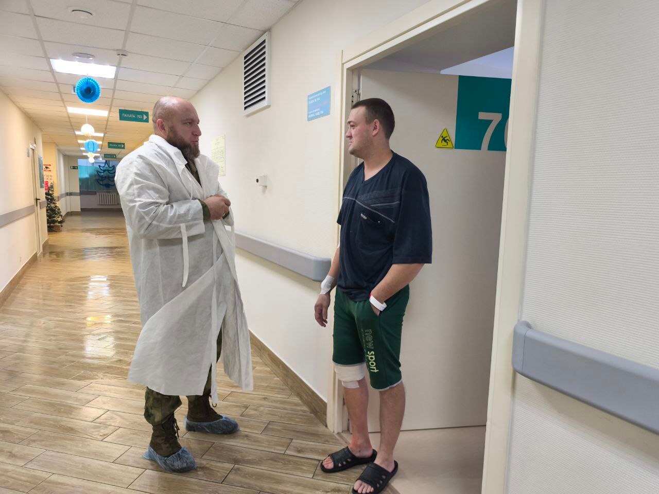 Дмитрий Панков навестил раненых жителей округа, которые сейчас проходят лечение в областных больницах Дмитрий Панков навестил раненых жителей округа, которые сейчас проходят лечение в областных больницах