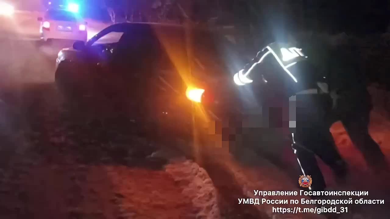 Автомобилист поблагодарил белгородских автоинспекторов за помощь в сложной дорожной ситуации