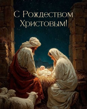 Поздравляем с Рождеством Христовым!