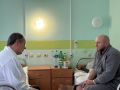 Вячеслав Гладков: Сегодня навестил пострадавших жителей, которым оказывают помощь в областной клинической больнице Святителя Иоасафа
