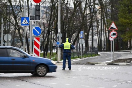 На основных транспортных артериях Белгорода дежурят 38 регулировщиков Госавтоинспекции