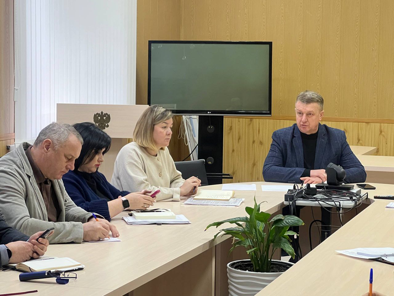 В администрации Борисовского муниципального округа состоялось первое в 2026 году рабочее совещание с руководителями структурных подразделений и территориальных отделов В администрации Борисовского муниципального округа состоялось первое в 2026 году рабочее совещание с руководителями структурных подразделений и территориальных отделов