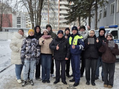 В Белгороде «Студенческий десант» познакомился с работой патрульных