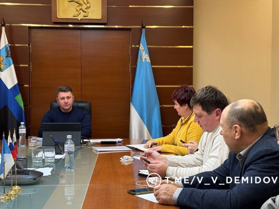 Валентин Демидов провёл заседание штаба с заместителями и руководителями подразделений администрации Белгорода