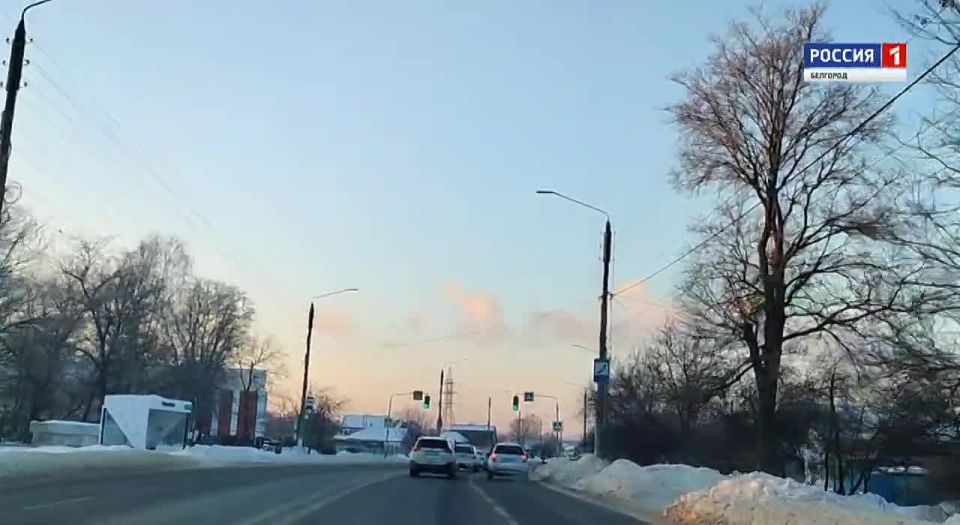 Светофоры на въезде в Белгород и в других частях города работают