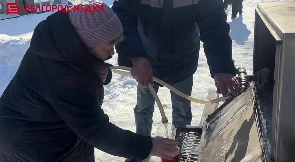 По нескольким адресам в Белгороде организован подвоз воды
