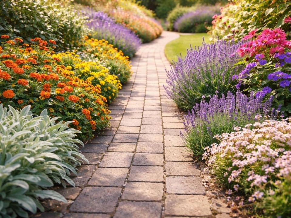 Зеленые акценты на садовой дорожке: как выбрать идеальные растения для бордюра