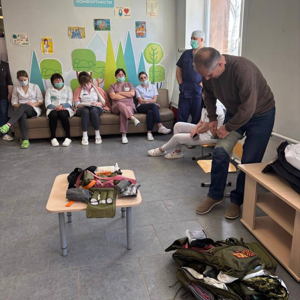 Татьяна Круглякова: Сотрудники Белгородской центральной районной больницы прошли курс по тактической медицине и оказании первой помощи в экстренных ситуациях Татьяна Круглякова: Сотрудники Белгородской центральной районной больницы прошли курс по тактической медицине и оказании первой помощи в экстренных ситуациях