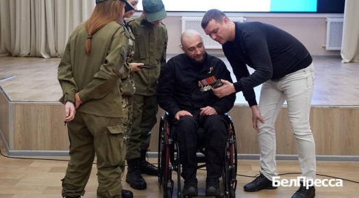 Герой России Вячеслав Воробьёв встретился с белгородскими школьниками