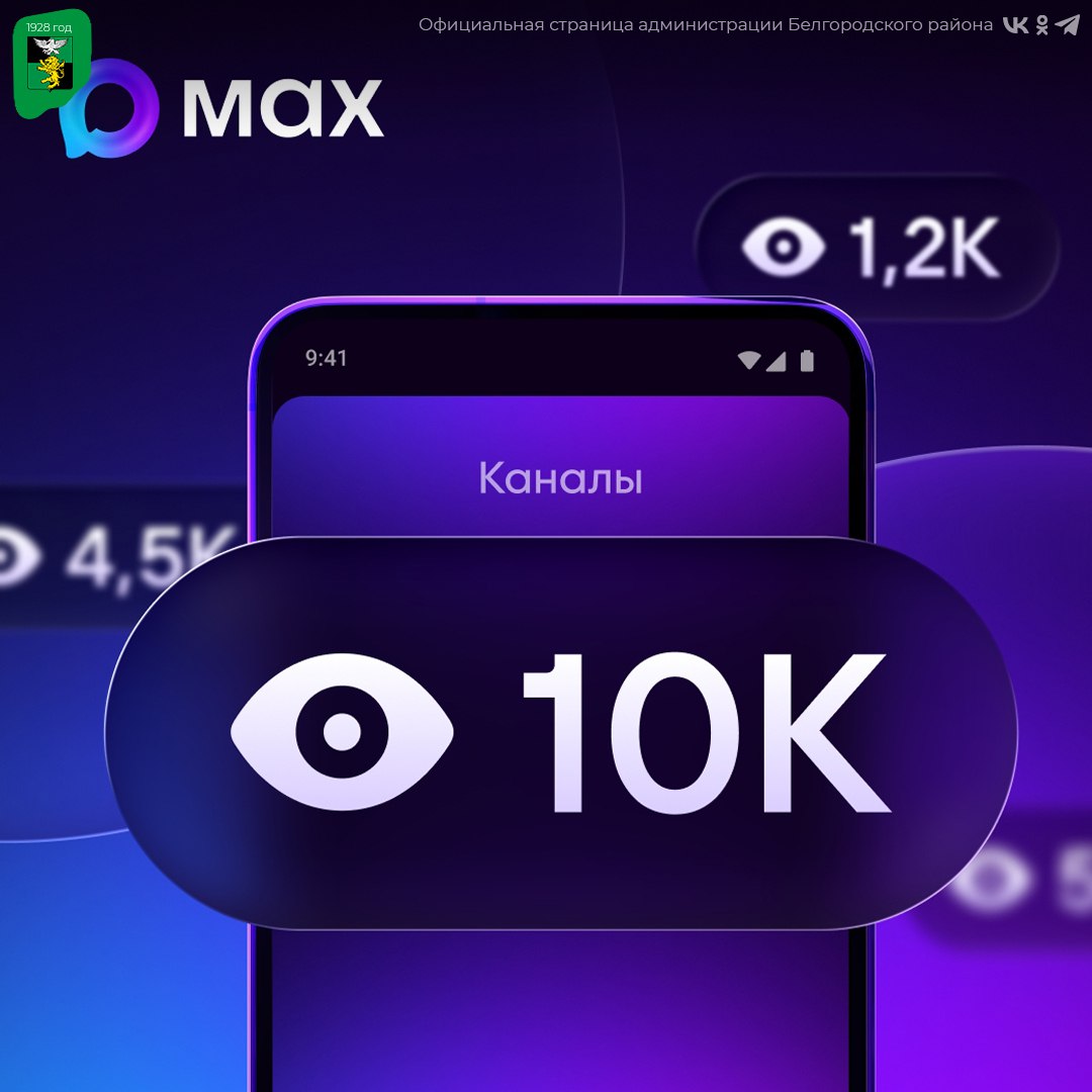 Пользователям мобильного приложения МАХ доступен счётчик просмотров в каналах