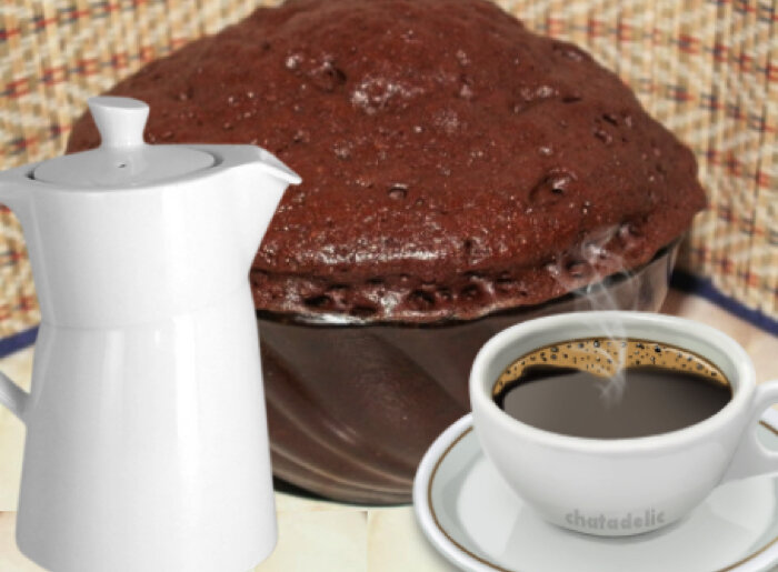 Шоколадный кекс в микроволновке за считанные минуты