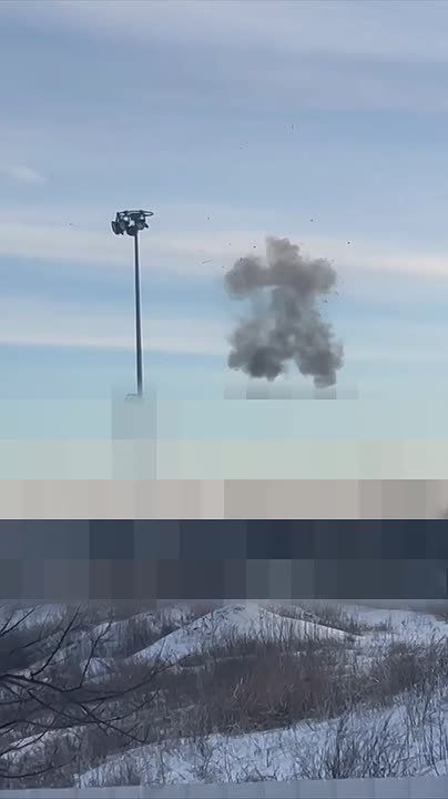 Пуск дрона-перехватчика "Елка" от первого лица и сбивание им украинского дрона-камикадзе в Белгородской области