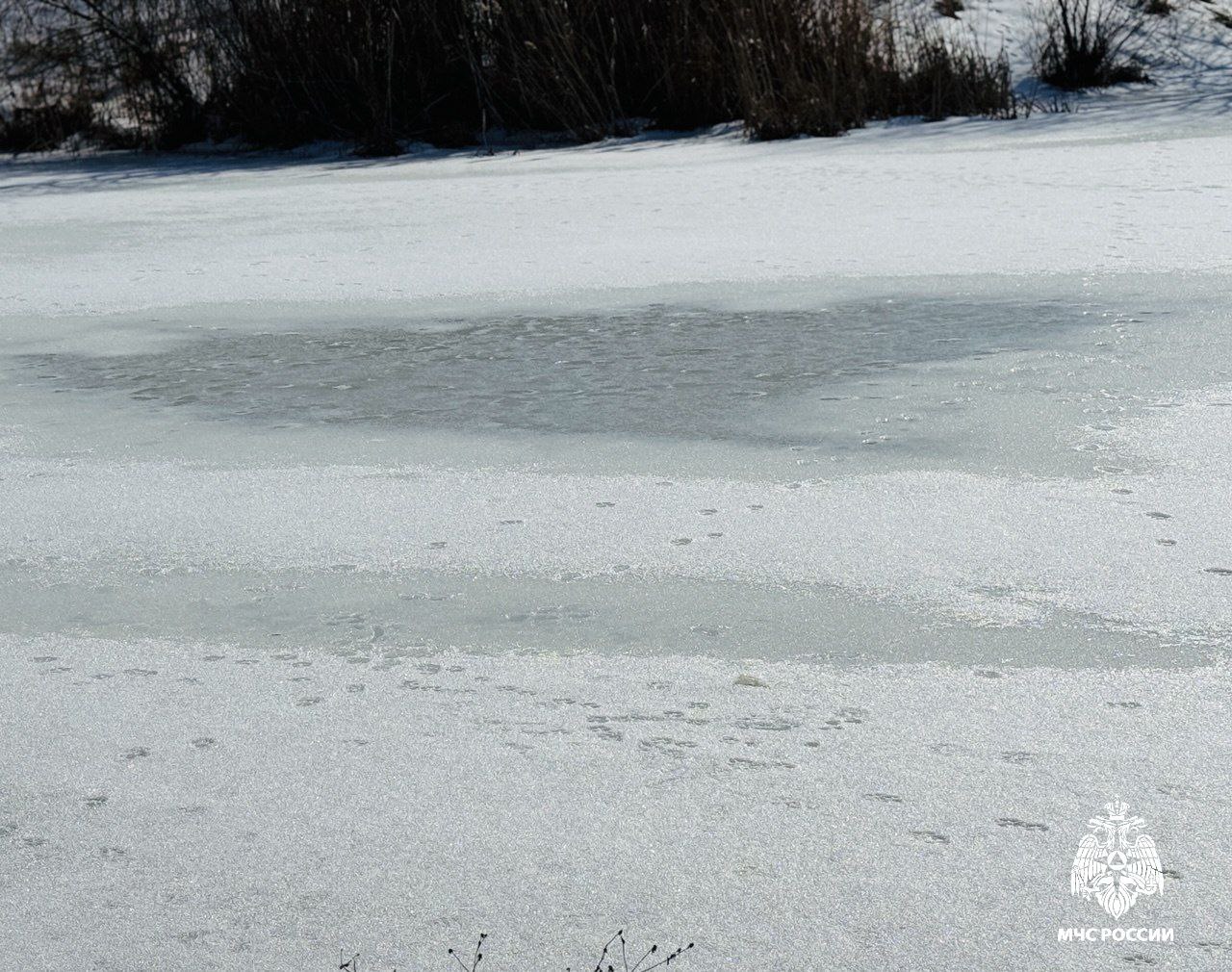 РСЧС: В связи с установлением теплой погоды лёд на водоёмах стал не безопасным