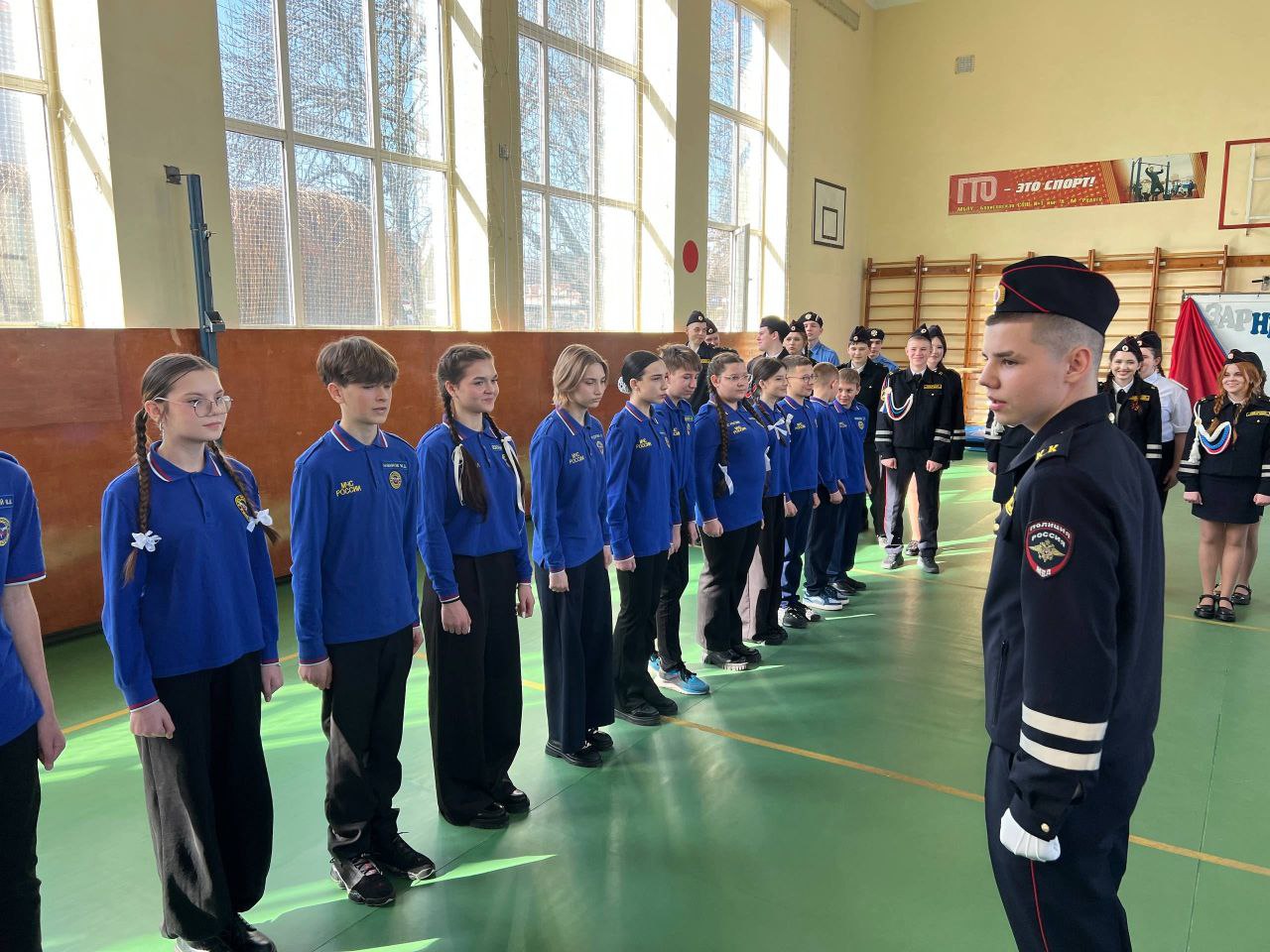 В Борисовской школе имени А.М. Рудого состоялось торжественное событие - посвящение учащихся в кадеты В Борисовской школе имени А.М. Рудого состоялось торжественное событие - посвящение учащихся в кадеты