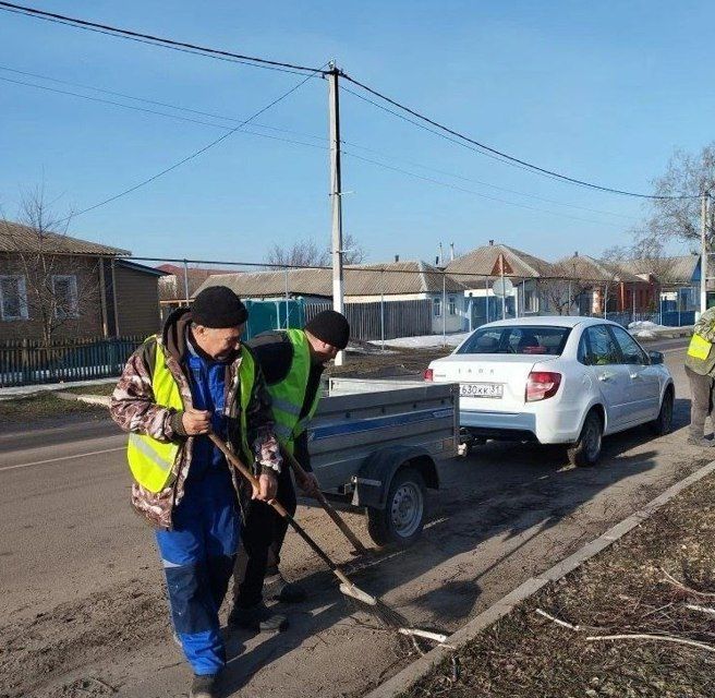 В Красногвардейском округе стартовал сезон весенней уборки территорий