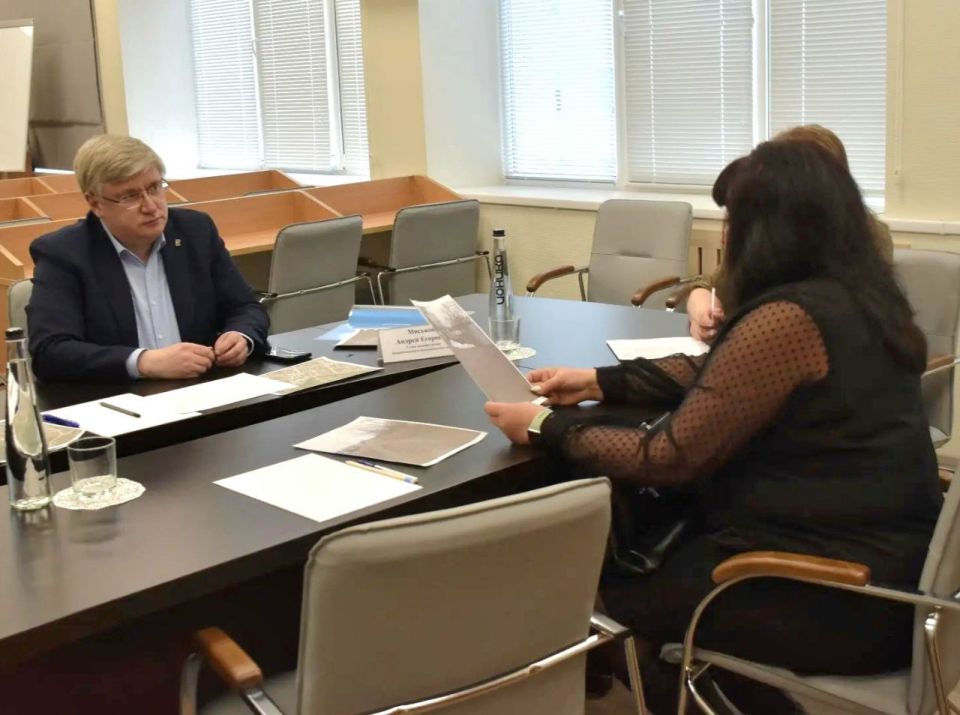 Андрей Миськов: Провёл очередной личный приём граждан