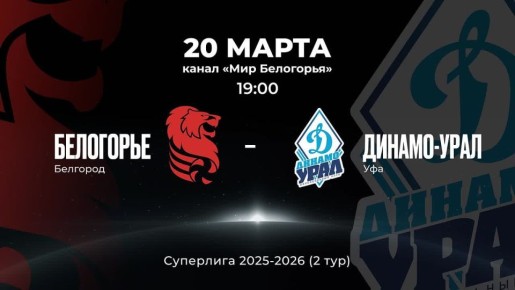 ВК «Белогорье» снова встретится с «Динамо-Урал» в ответной игре квалификационного раунда чемпионата России