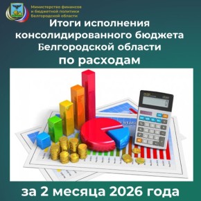 Министерством финансов и бюджетной политики Белгородской области подведены итоги исполнения консолидированного бюджета региона по расходам по состоянию на 1 марта 2026 года