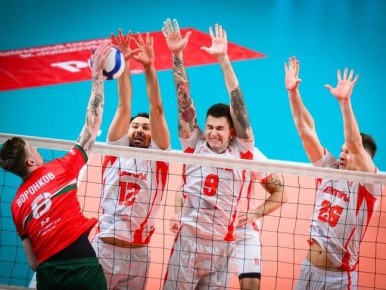 Волейболисты «Белогорья» проиграли первый матч четвертьфинала Суперлиги