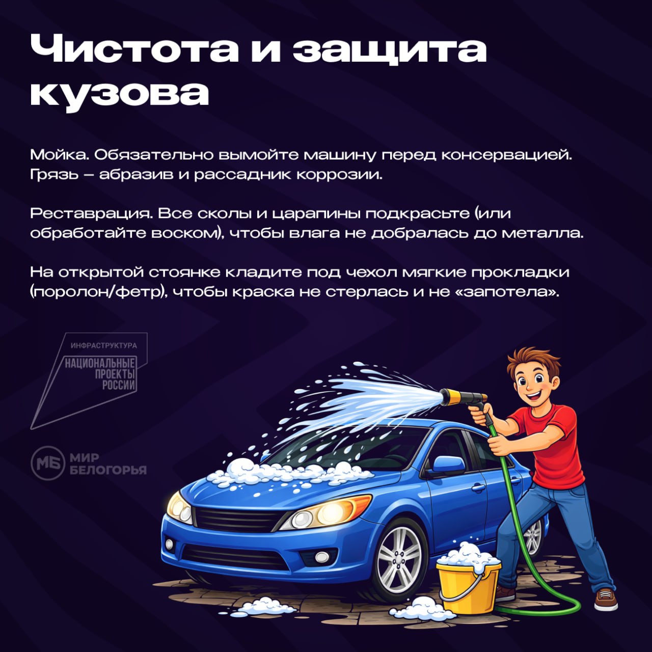 Подготовка автомобиля к длительной стоянке Подготовка автомобиля к длительной стоянке