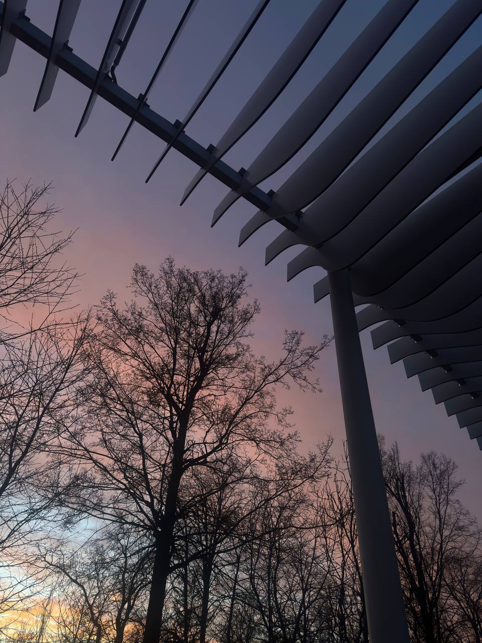 Парк Ленина в лучах вечернего заката Парк Ленина в лучах вечернего заката