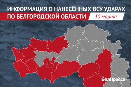 ВСУ выпустили по Белгородской области 162 беспилотника и 11 боеприпасов за сутки
