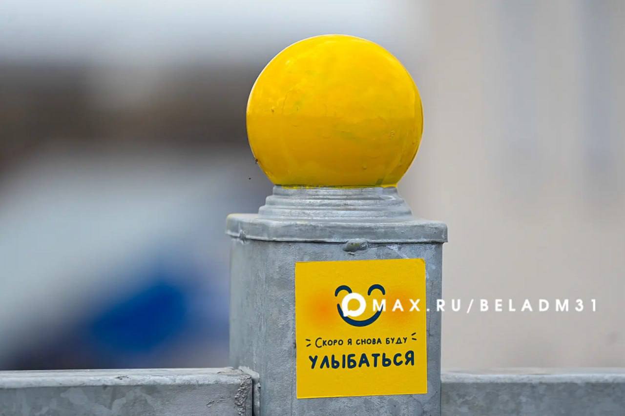 Неизвестные испортили смайлики на «Мосту улыбок» в Белгороде Неизвестные испортили смайлики на «Мосту улыбок» в Белгороде