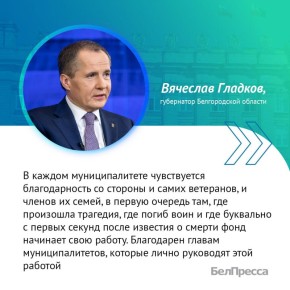 20 тысяч обращений поступило от белгородских ветеранов СВО в фонд «Защитники Отечества»