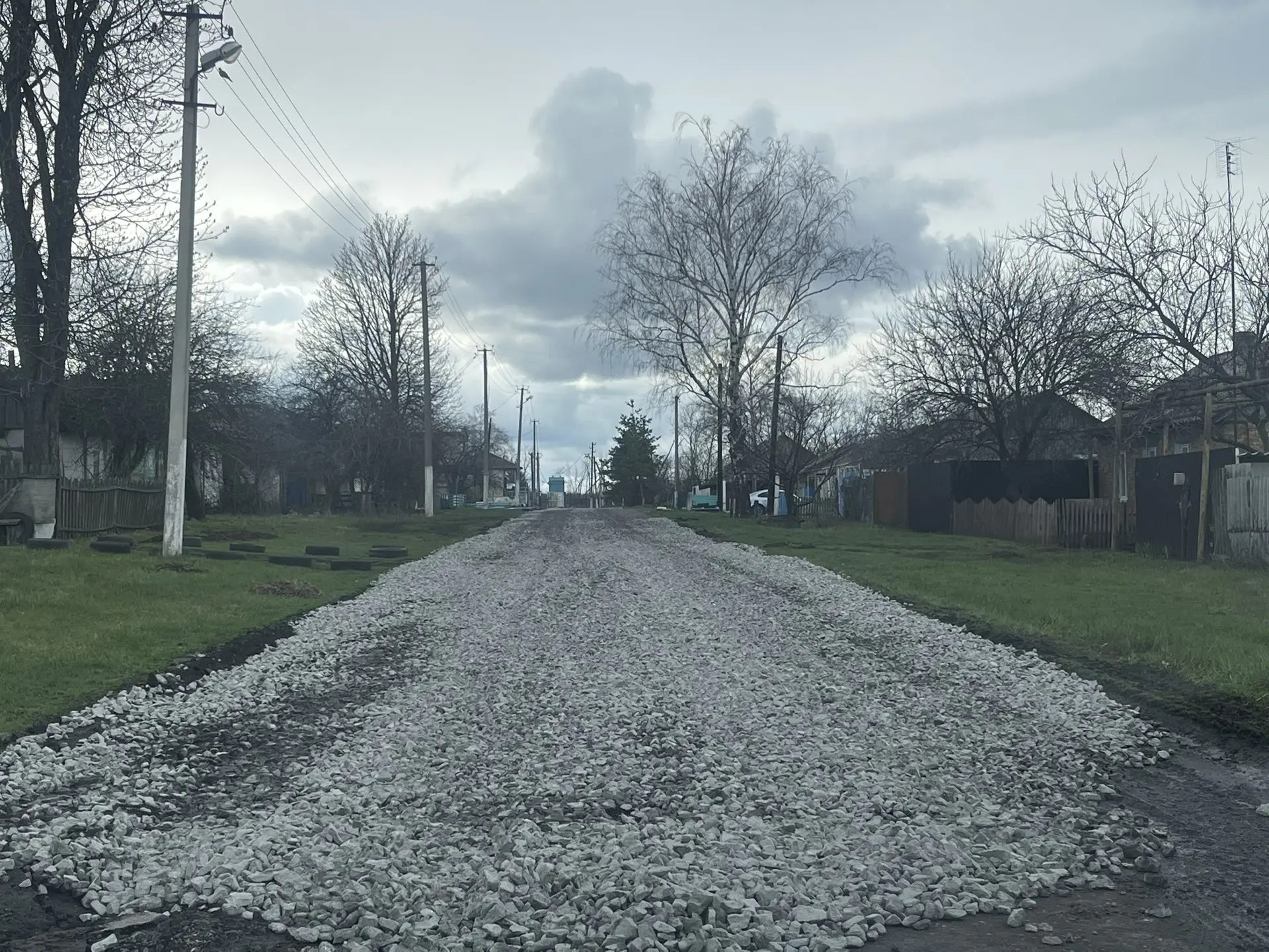 В Красногвардейском округе продолжается строительство дороги возле Николаевского В Красногвардейском округе продолжается строительство дороги возле Николаевского