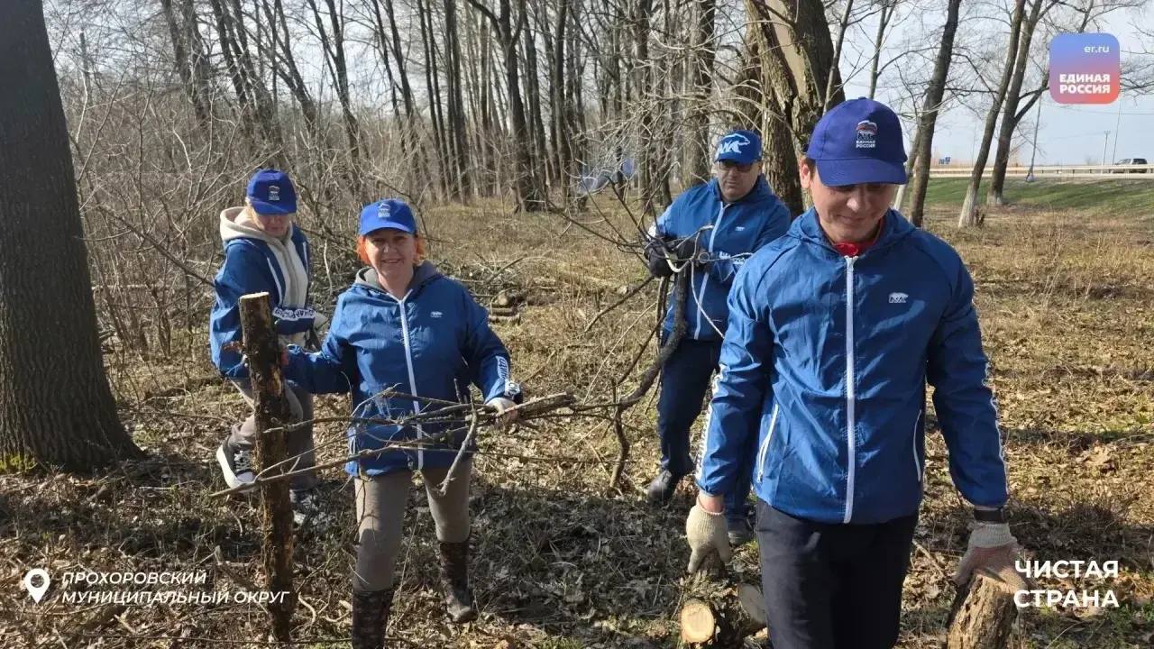 Время уборки: партийцы вышли на субботники Время уборки: партийцы вышли на субботники