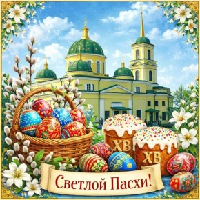 Сердечно поздравляем вас со Светлым Христовым Воскресением – самым главным и радостным праздником в православном календаре!