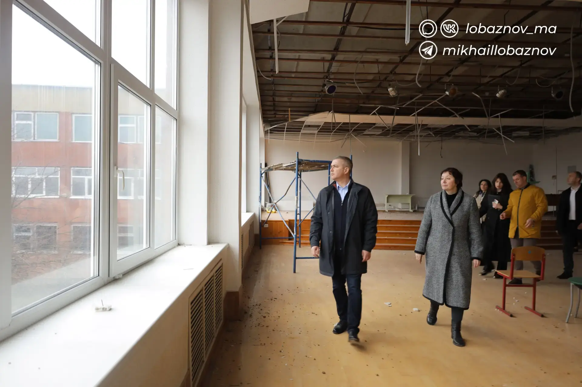 Михаил Лобазнов: В Старом Осколе начался капитальный ремонт школы №2. Здание, принявшее первых учеников в 1992 году, давно нуждалось в масштабном обновлении Михаил Лобазнов: В Старом Осколе начался капитальный ремонт школы №2. Здание, принявшее первых учеников в 1992 году, давно нуждалось в масштабном обновлении