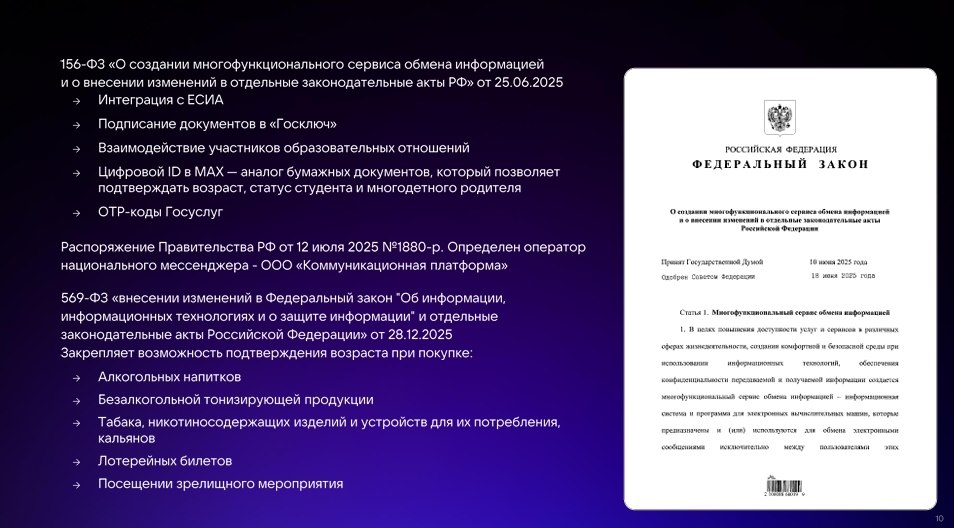 Цифровой ID в Max — это аналог бумажных документов, который позволяет подтверждать возраст, статус студента и многодетного родителя Цифровой ID в Max — это аналог бумажных документов, который позволяет подтверждать возраст, статус студента и многодетного родителя
