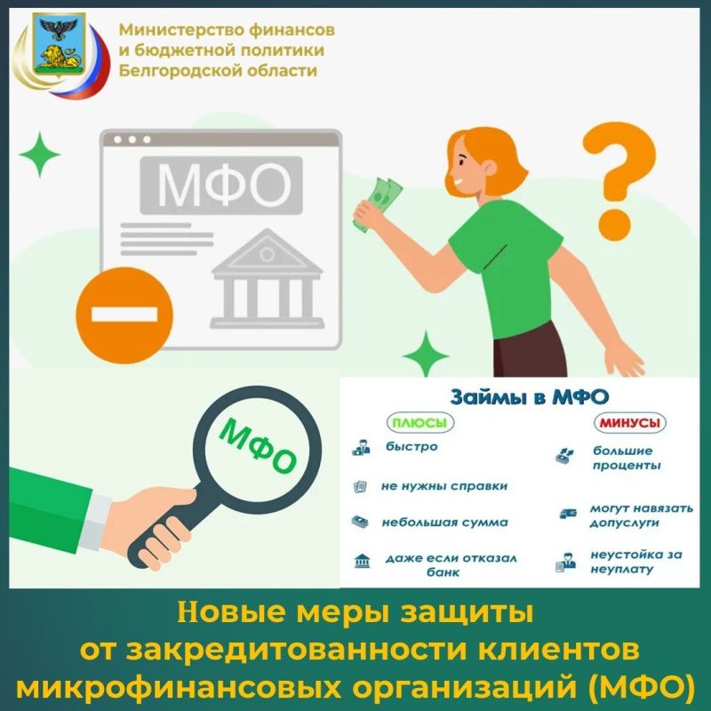 По данным отделения Белгород Банка России, в 2025 году жители и бизнес Белгородской области заключили с микрофинансовыми организациями (МФО) 194 тысячи договоров на общую сумму 3,6 млрд рублей