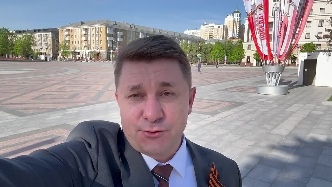Мэр Белгорода Валентин Демидов поздравил горожан с Днём Великой Победы