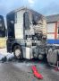 Последствия атаки дрона на фуру в Шебекино в Белгородской области