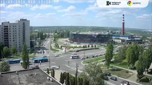 Вчера в Белгороде трактор снёс два знака