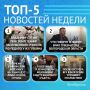 5 самых читаемых новостей за неделю