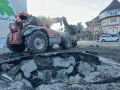Больше всего при ракетных обстрелах Борисовки пострадали ЗАГС, здание администрации посёлка, башня и несколько коммерческих объектов рядом