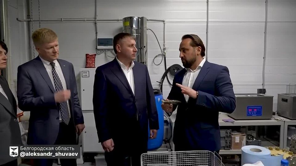 Александр Шуваев посетил промышленный парк «Северный» в Белгородском округе