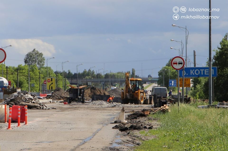 Михаил Лобазнов: Продолжается капитальный ремонт моста через реку Котёл на магистрали 1-1